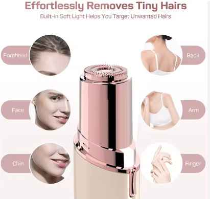 Facial Hair Remover for Women, Painless hair removal battery operated device for face,upper lip ,chin etc.